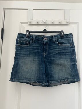 Pilcro and the Letterpress Faded Blue Denim Shorts